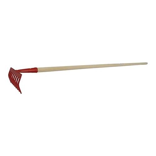  SHW-FIRE Professional Garden Set - Garden Rake and Hoe with Heart Leaf for Gardening