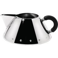 Alessi Rahmkannchen aus Edelstahl mit Griff aus PA,schwarz, 15.5 x 11 x 14.5 cm