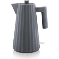 Alessi Plisse. MDL06 G electric kettle in thermoplastic resin, grey Euro plug.