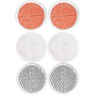 KEEPOW Mop Pads Bissell Spinwave Soft-Pads, 2 Soft Pads + 2 Scrubby Pads + 2 Heavy Scrub Pads 6 Stuck