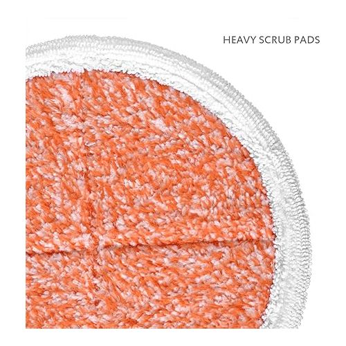  KEEPOW Mop Pads Bissell Spinwave Soft-Pads, 2 Soft Pads + 2 Scrubby Pads + 2 Heavy Scrub Pads 6 Stuck