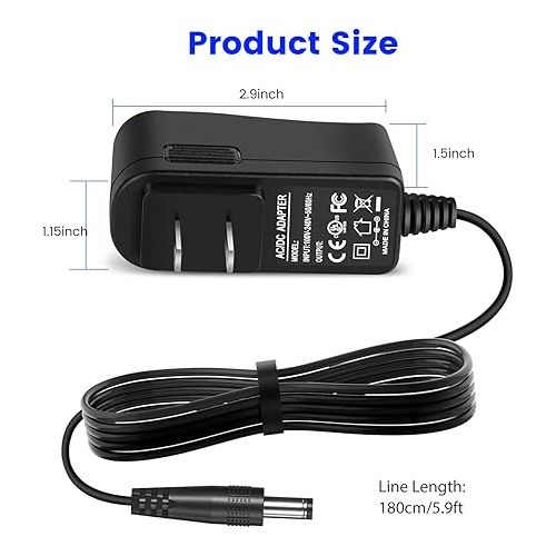  Charger for Bissell 20037 2054 2003 2003A 2003T 2003R Pet Stain Eraser Portable Wireless Clean Replacement for Bissell 1611736 Power Supply