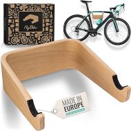 madeco FlyBike S Oak Bicycle Wall Mount for Home, Road Bike, Fixie, Single Speed, Gravel Bike, Mountain Bike Bicycle Holder