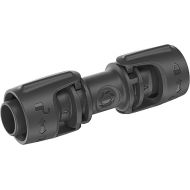 Gardena Micro-Drip-System Connector 13 mm (1/2 inch): Connector for Pipe Extension of Installation and Drip Pipe, 13 mm (1/2 Inch), Reusable (13203-20) Anthracite