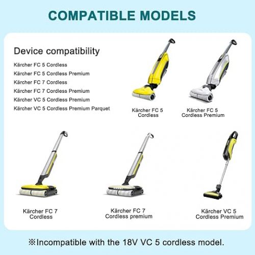  KFD Power Supply 30 V 600 mA Charger Charging Cable for Karcher FC 7 PS07 FC 5 Cordless Premium Hard Floor Cleaner, VC 5 Cordless Premium Parquet 6.195-069.0 Cordless Compact Vacuum Cleaner (Does Not