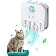 DownyPaws Cat Litter Odour Eliminator, Cat Litter Box Deodorizer for All Types of Litter Trays, Rechargeable, 14 Days Battery Life