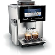 Siemens EQ900 TQ905D03 Fully Automatic Coffee Machine, App Control, Full-Touch Display, Barista Mode, Noise Reduction, Up to 10 Profiles, Premium Grinder, Automatic Steam Cleaning, 1500 W, Stainless