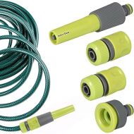 KOTARBAU® Garden Hose Connection Set 4-Piece 1/2 Inch PVC Adjustable Garden Sprayer Quick Coupling Tap Connector Water Stop Connectors for Garden Hose Hose Connector Garden Hose 1/2 Inch