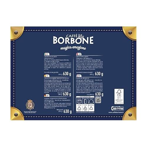  Caffe Borbone Coffee Gold Blend 90 capsules (6 packs of 15) - Compatible with Nescafe®* Dolce Gusto®* Machines