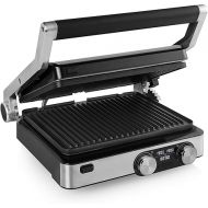 Princess 117310 Digital Grill Master Pro - Table Grill - 2 Adjustable Thermostats - Digital Control Panel - 2000 Watt 01.117310.01.001, Silver, Black