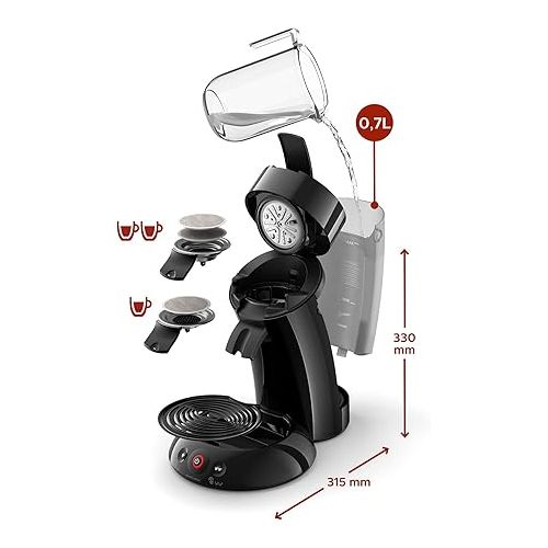  Philips Senseo Coffee Pod Machine (Crema Plus, Coffee Strength Selection)