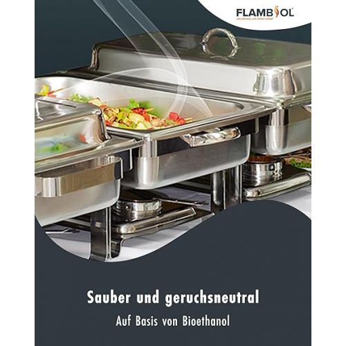  Hofer Chemie 6 x 200 g Fuel Paste for Catering and Private Households, for Keeping Food Warm