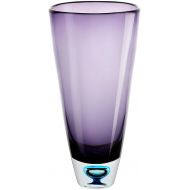 Flower Vase, Bouquet Vase, Glass Vase, Calla, Purple, 33 cm, Modern Style (Art Glass Powered by Cristalica)