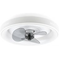 Noaton 15050W Furud Ceiling Fan with Lighting, LED Dimmable Max 52 W, 3 Colour Temperatures, Remote Control, Timer, Air Flow up to 15 m3/min, Diameter 48 cm, White