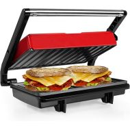 Ozavo Sandwich Toaster, Panini Grill, Panini Sandwich Maker, Multifunctional Electric Grill, Small Table Grill, Non-Stick Coating, Indicator Light, 750 W