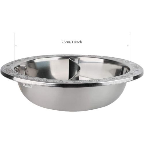  Fondue Pot, Split Hot Pot, Non-Stick Extra Thick for Home Use