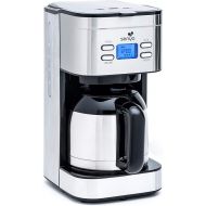 Senya SYBF-CM025 Kaffeemaschine, Stainless Steel, 1.2 liters, Edelstahl