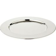 EDZARD Carla Decorative Plate Diameter 30 cm Elegant Silver-Plated with Thread Edge