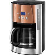 Russell Hobbs Luna Copper Accents, Digital Glass Coffee Maker, Shower Head Technology, Programmable Timer