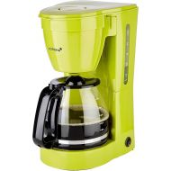 Korona 10118 Kaffeemaschine in Grun | Filter-Kaffeeautomat | Mit Glaskanne | Fur 12 Tassen Kaffee | Warmhalteplatte | Schwenkfilter | 800 Watt