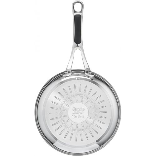  Jamie Oliver by Tefal Cook's Classics E3060635 Frying Pan 28 cm, Non-Stick Coating, Induction Safe, Oven-Safe, Stainless Steel, Riveted Handle