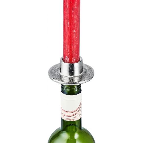  Michael Noll Candle Holder Bottle Wine Bottle Aluminium Silver - Candle Holder Metal Candle Holder - Set of 5 / Set of 10 / Set of 20 / Set of 50 (5)