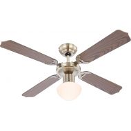 Globo 0309 Deckenventilator, messing, 106 x 106 x 42 cm