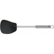 WMF Profi Plus Wok Wender Kunststoff 36,2 cm, Wok Pfannenwender, Cromargan Edelstahl teilmattiert, Kunststoffvorderteil, spulmaschinengeeignet, hitzebestandig