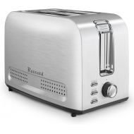 Runnatal Toaster - 2 Toast Slots, Stainless Steel Toaster, 7 Levels, Defrost Function, Warm-up Function, Lift Function, Automatic Shut-Off, Extra Wide Toast Slots, Silver