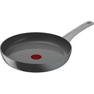 Tefal C42706 Renew On Frying Pan 28 cm Ceramic Coating Environmentally Friendly Recycled Thermal Signal for All Hobs Induction Safe Grey