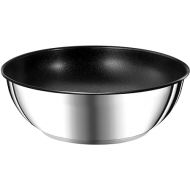 Tefal Ingenio Preference Wok Pan, 26 cm, Stackable, Stainless Steel, Safe Non-Stick Coating, Induction, Multipurpose, Space Saving, Temperature Display, L9737702