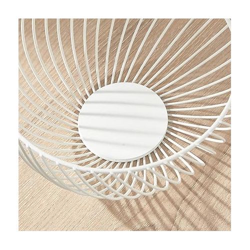  NORHOR Fruit Basket, Vegetables, Egg, Bread Storage, Stand for Kitchen Counter, Cupboard and Pantry, Stainless Steel Wire Design with Modern Styling - Decorative Table Topper