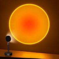 ASORT Sunset Lamp Sunset Lamp LED Light 180 Degree Rotating Projection LED Night Light Floor Lamp with USB Port for Photo Shoots and Parties Lighting Bedroom Living Room