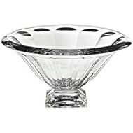 CRISTALICA Glass Bowl Fruit Bowl Solid Panel Imperial 37 cm Lead Crystal Dining Room