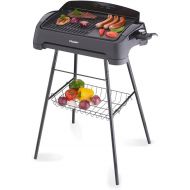 Cloer 656 Electric Barbecue, Splash guard, Black