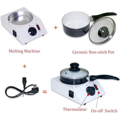  Electric Chocolate Melter, 40 W Chocolate Melting Machine Sweets Melting Pot Chocolate Kitchen Tool Hot Melting Pot Tempering Device