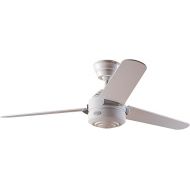 HUNTER FAN Deckenventilator Carera 132 cm fur den Innenbereich, mit Zugkette und 3 austauschbaren Flugeln in Schneeweiß und Ahorn, optimal fur Sommer und Winter, Modell 24246