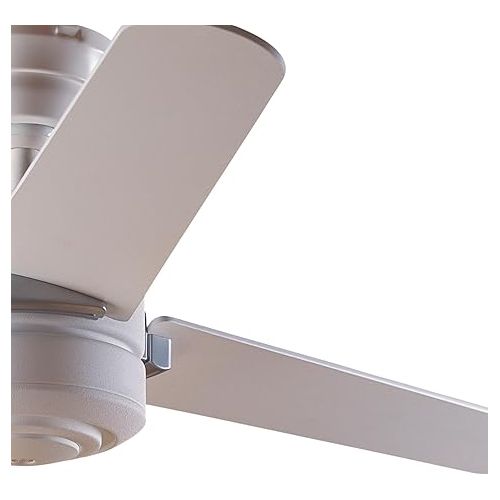  HUNTER FAN Deckenventilator Carera 132 cm fur den Innenbereich, mit Zugkette und 3 austauschbaren Flugeln in Schneeweiß und Ahorn, optimal fur Sommer und Winter, Modell 24246