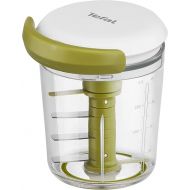 Tefal 5 Second Chopper Shaker K16441-5 Seconds, Manual Chopper 450 ml, Coarse, Medium and Fine, Stainless Steel Blades, No Electricity, Non-Slip Base and Easy to Clean