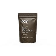 BAM Premium Milk Chocolate Drops, Callets, Melting Chips, Baking for Home and Professional (1 kg)