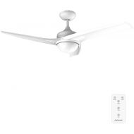 Cecotec Ceiling Fan EnergySilence Aero 470. 55 W, Remote Control, 106 cm Diameter, 3 Blades, 3 Speeds, Black Winter Function (Diameter 132 cm, White)