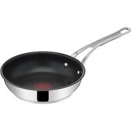 Jamie Oliver by Tefal Cook's Classics E3060435 Frying Pan 24 cm, Non-Stick Coating, Induction Safe, Oven-Safe, Stainless Steel, Riveted Handle