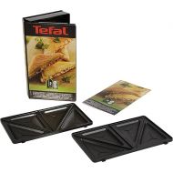 Tefal XA800212 Collection Set Snack Sandwich Plate, Triangular, Recipe Book (English Language Not Guaranteed), 4.4 x 15.5 x 24.2 cm