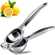 Manual Lemon Juicer, Stainless Steel Zinc Alloy, Anti-Etching, BPA-Free, Portable Citrus Juicer for Limes, Oranges, Apple Juice, Fruit, Robust, Durable