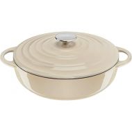 Tefal E25972 LOV Serving Pan 28 cm, Recovered Cast Iron, Optimal Heat Retention, Suitable for All Hobs, Suitable for Induction Cookers, Oven Safe up to 250 °C, Dishwasher Safe, Beige