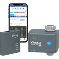 Linktap G1S Wireless Irrigation Computer & Gateway - Easy to Install, Cloud-Controlled, Smart Water Timer with App, Remote Controlled Watering Timer for Garden, Weather Sensitive, IP66