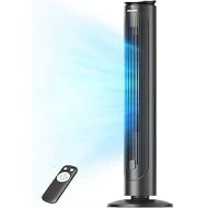 PELONIS Tower Fan with Remote Control, 42 Inch Tower Fan Very Quiet with 5 Speed Levels and 4 Ventilation Modes, Mobile Fan with 9H Timer and Oscillation 65°