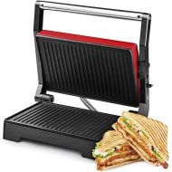 Ufesa Contact Grill and XXL Sandwich Toaster Suitable for All Toast Sizes, Steak and Panini Grill, Non-Stick Sandwich Maker, Electric Grill Easy to Clean, Insulated Handles, 1000 W, PR1000