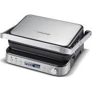 AMZCHEF Multifunktionaler 4 in 1 Kontaktgrill, Griddle, Waffeleisen & SandwichMaker mit 4 antihaftbeschichteten abnehmbaren Platten, individuelle Zeit und Temperatur,LED-Anzeige,Gesundheitsgrill 2000W