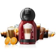 NESCAFE Dolce Gusto Krups KP123H Mini Me Coffee Capsule Machine, 15 Bar, Compact, High Pressure Coffee Machine, Over 30 Coffee Creations, Choice of Drink Size, Black/Cherry Red